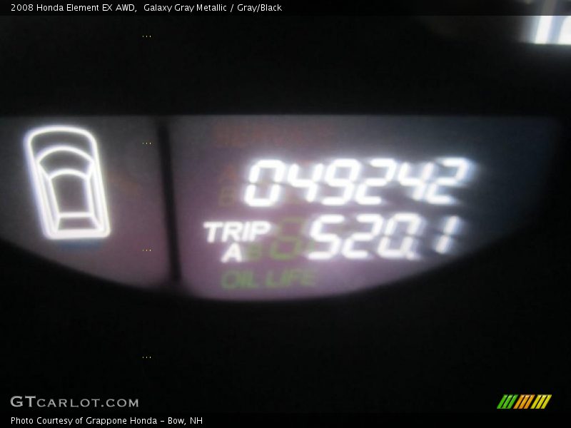 Galaxy Gray Metallic / Gray/Black 2008 Honda Element EX AWD