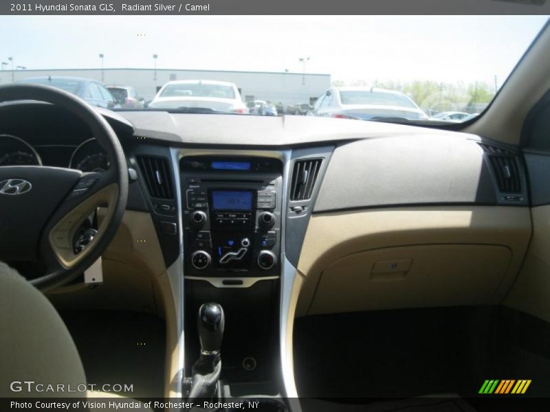 Radiant Silver / Camel 2011 Hyundai Sonata GLS