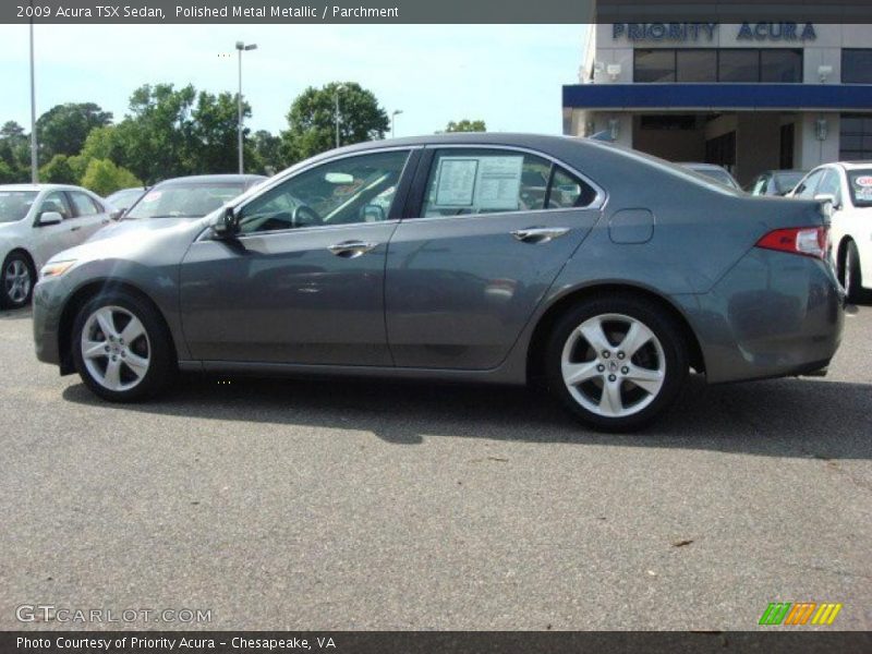Polished Metal Metallic / Parchment 2009 Acura TSX Sedan