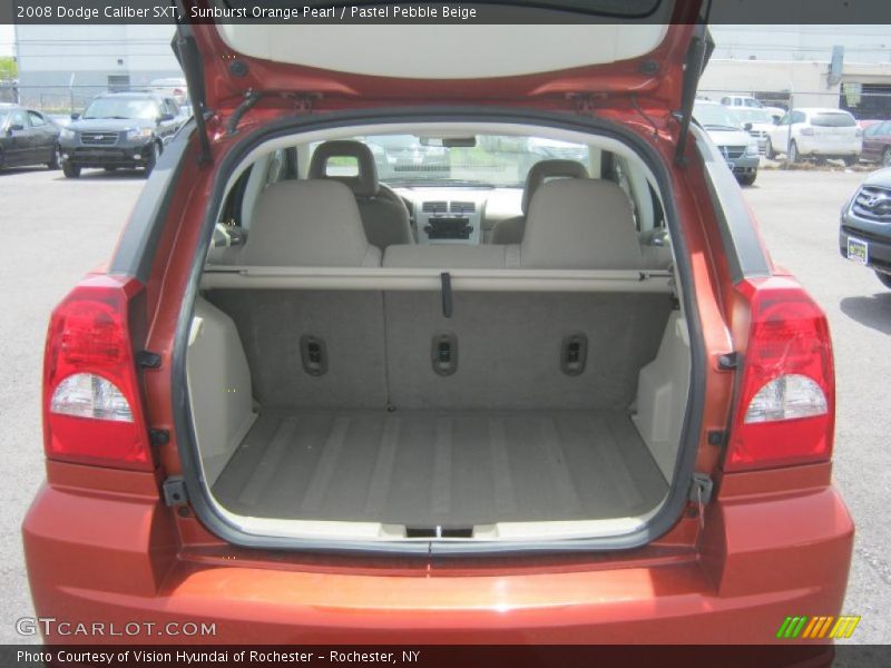 Sunburst Orange Pearl / Pastel Pebble Beige 2008 Dodge Caliber SXT