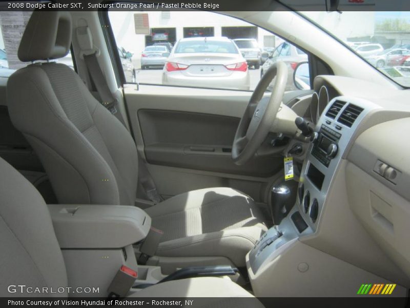 Sunburst Orange Pearl / Pastel Pebble Beige 2008 Dodge Caliber SXT
