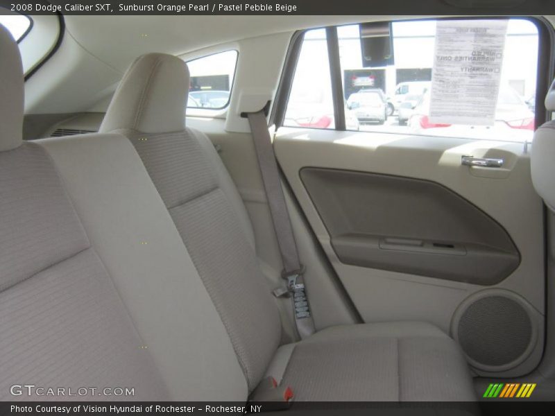 Sunburst Orange Pearl / Pastel Pebble Beige 2008 Dodge Caliber SXT