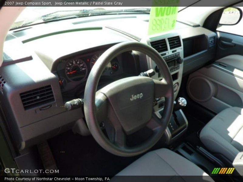 Jeep Green Metallic / Pastel Slate Gray 2007 Jeep Compass Sport