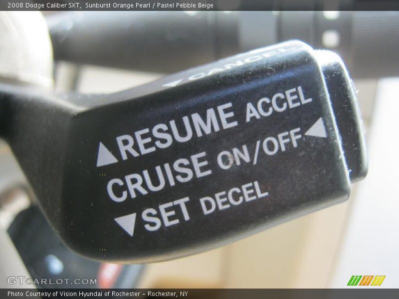 Sunburst Orange Pearl / Pastel Pebble Beige 2008 Dodge Caliber SXT