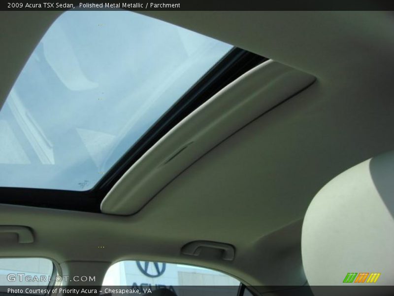 Polished Metal Metallic / Parchment 2009 Acura TSX Sedan