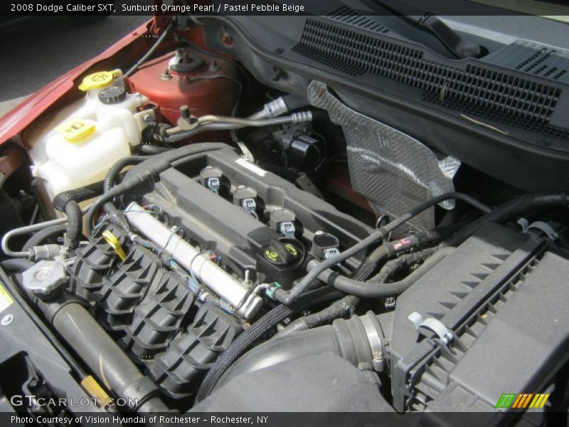 Sunburst Orange Pearl / Pastel Pebble Beige 2008 Dodge Caliber SXT