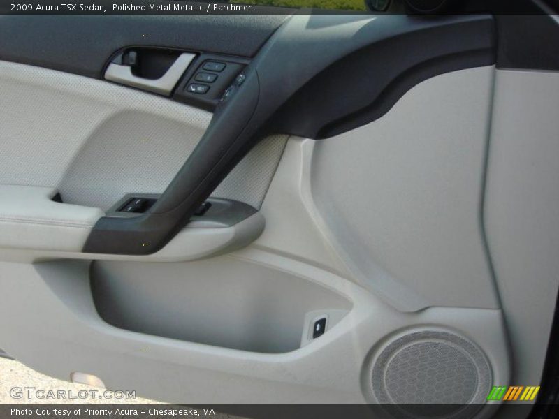 Polished Metal Metallic / Parchment 2009 Acura TSX Sedan