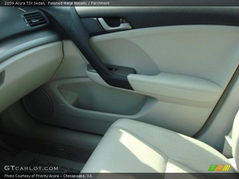 Polished Metal Metallic / Parchment 2009 Acura TSX Sedan