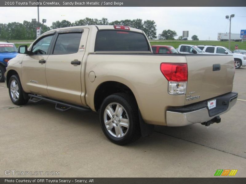 Sandy Beach Metallic / Sand Beige 2010 Toyota Tundra CrewMax