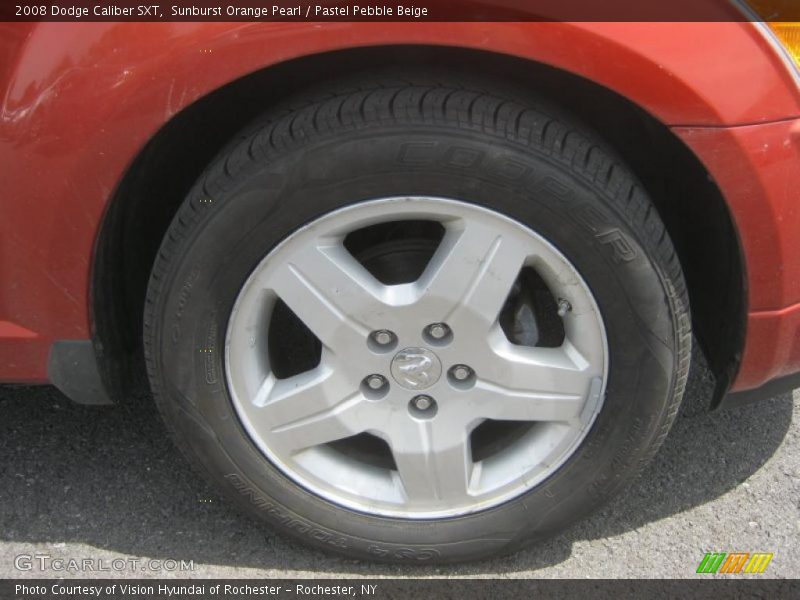 Sunburst Orange Pearl / Pastel Pebble Beige 2008 Dodge Caliber SXT