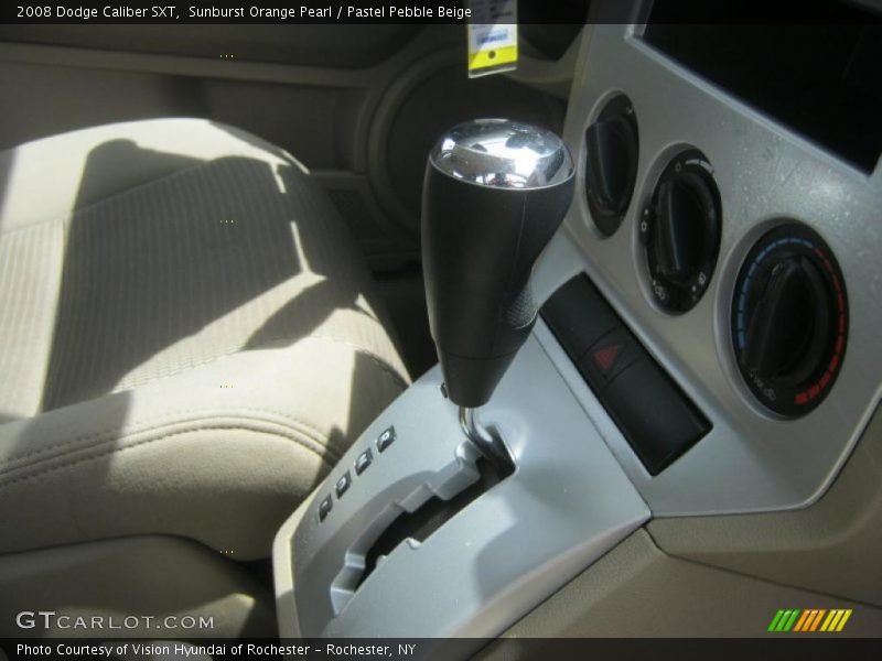 Sunburst Orange Pearl / Pastel Pebble Beige 2008 Dodge Caliber SXT
