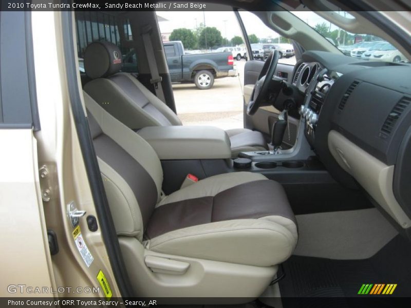 Sandy Beach Metallic / Sand Beige 2010 Toyota Tundra CrewMax