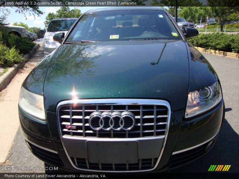 Cambridge Green Pearl Effect / Amaretto 2005 Audi A6 3.2 quattro Sedan