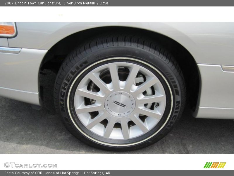 Silver Birch Metallic / Dove 2007 Lincoln Town Car Signature