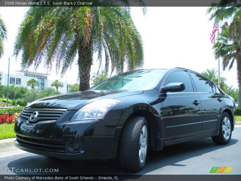 Super Black / Charcoal 2008 Nissan Altima 2.5 S