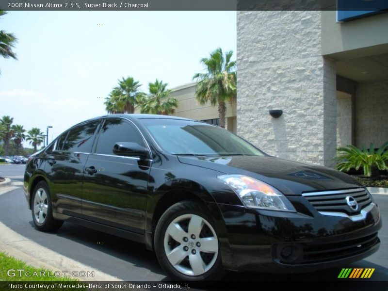 Super Black / Charcoal 2008 Nissan Altima 2.5 S