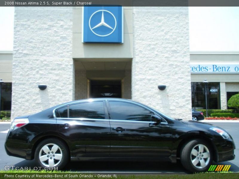 Super Black / Charcoal 2008 Nissan Altima 2.5 S