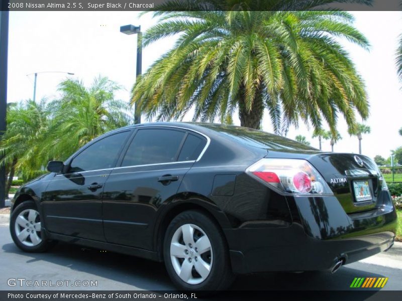 Super Black / Charcoal 2008 Nissan Altima 2.5 S