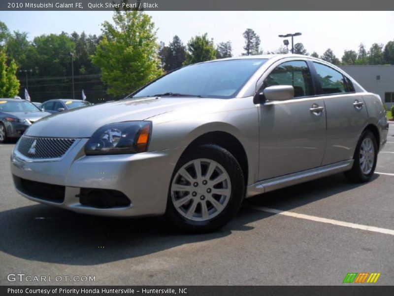 Quick Silver Pearl / Black 2010 Mitsubishi Galant FE