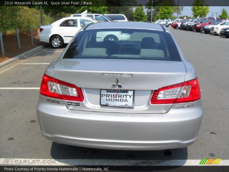 Quick Silver Pearl / Black 2010 Mitsubishi Galant FE