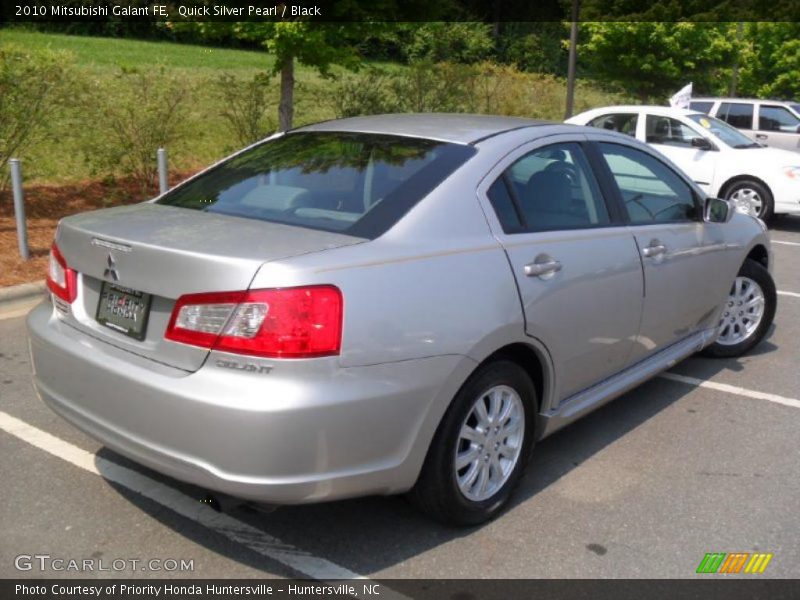 Quick Silver Pearl / Black 2010 Mitsubishi Galant FE