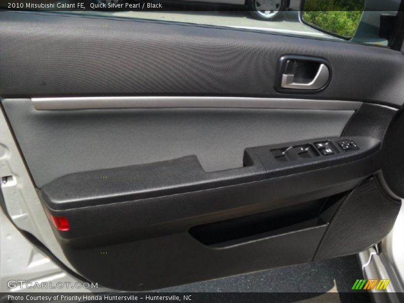 Quick Silver Pearl / Black 2010 Mitsubishi Galant FE