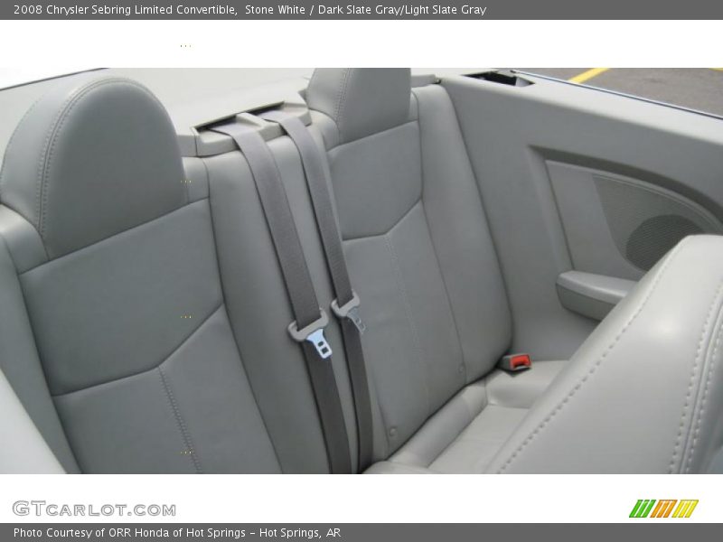 Stone White / Dark Slate Gray/Light Slate Gray 2008 Chrysler Sebring Limited Convertible