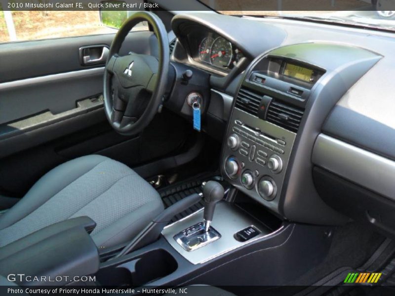 Quick Silver Pearl / Black 2010 Mitsubishi Galant FE