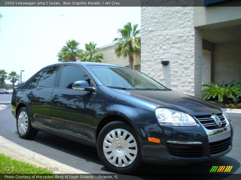 Blue Graphite Metallic / Art Grey 2009 Volkswagen Jetta S Sedan