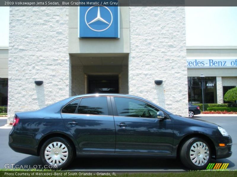 Blue Graphite Metallic / Art Grey 2009 Volkswagen Jetta S Sedan