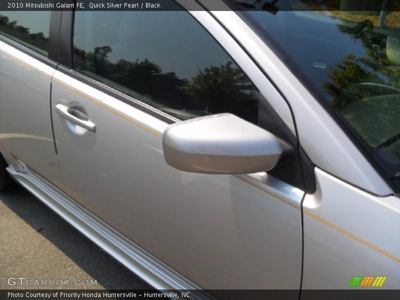 Quick Silver Pearl / Black 2010 Mitsubishi Galant FE