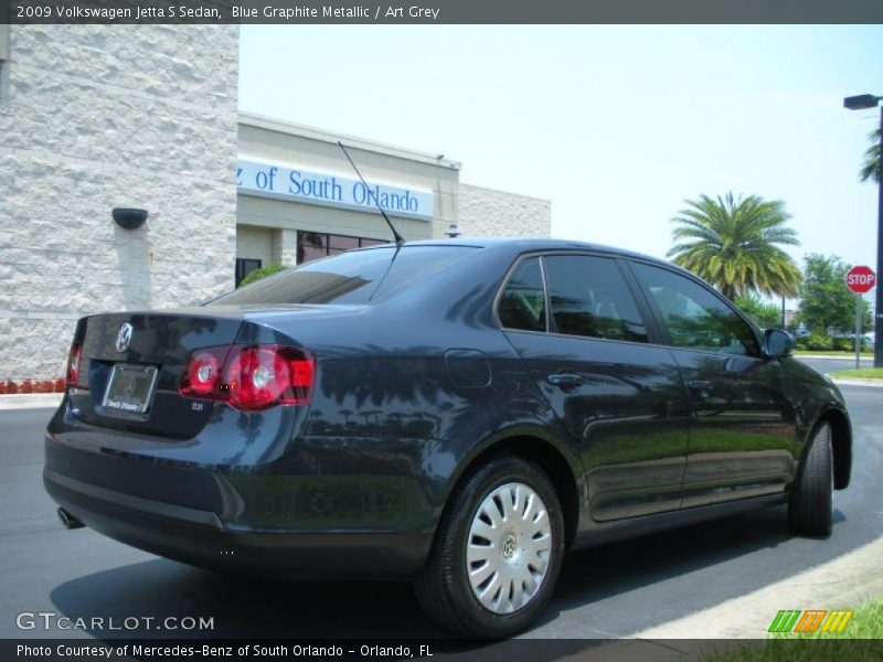 Blue Graphite Metallic / Art Grey 2009 Volkswagen Jetta S Sedan