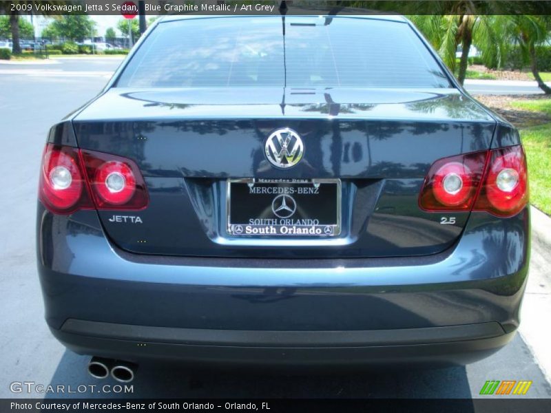Blue Graphite Metallic / Art Grey 2009 Volkswagen Jetta S Sedan