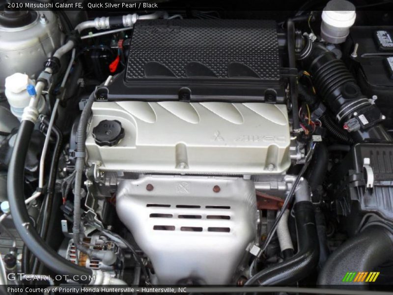 Quick Silver Pearl / Black 2010 Mitsubishi Galant FE