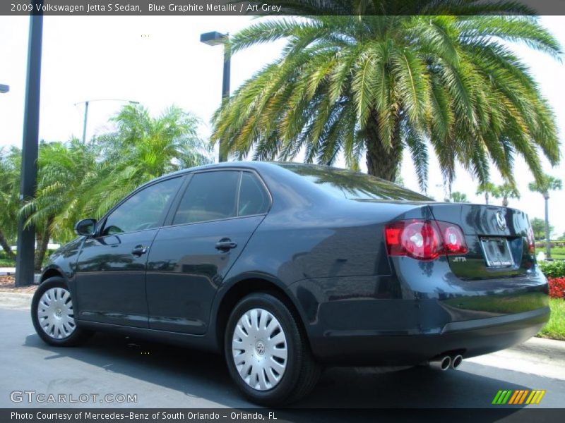 Blue Graphite Metallic / Art Grey 2009 Volkswagen Jetta S Sedan