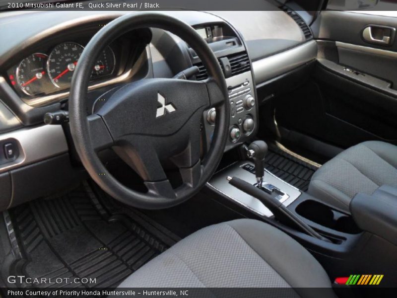 Quick Silver Pearl / Black 2010 Mitsubishi Galant FE