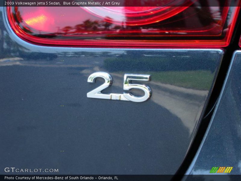 Blue Graphite Metallic / Art Grey 2009 Volkswagen Jetta S Sedan
