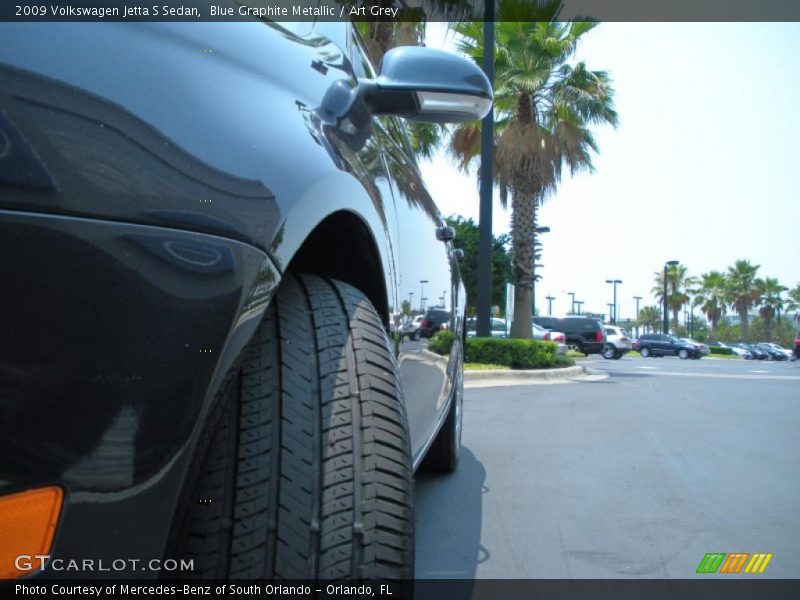 Blue Graphite Metallic / Art Grey 2009 Volkswagen Jetta S Sedan