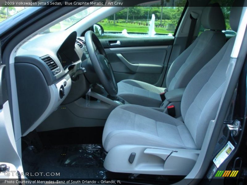 Blue Graphite Metallic / Art Grey 2009 Volkswagen Jetta S Sedan