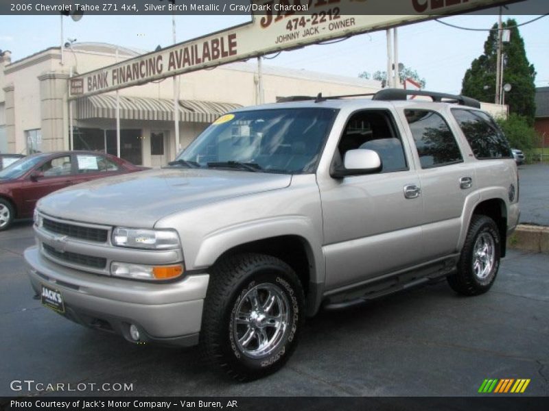 Silver Birch Metallic / Gray/Dark Charcoal 2006 Chevrolet Tahoe Z71 4x4