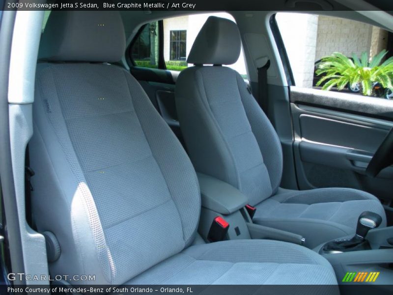 Blue Graphite Metallic / Art Grey 2009 Volkswagen Jetta S Sedan