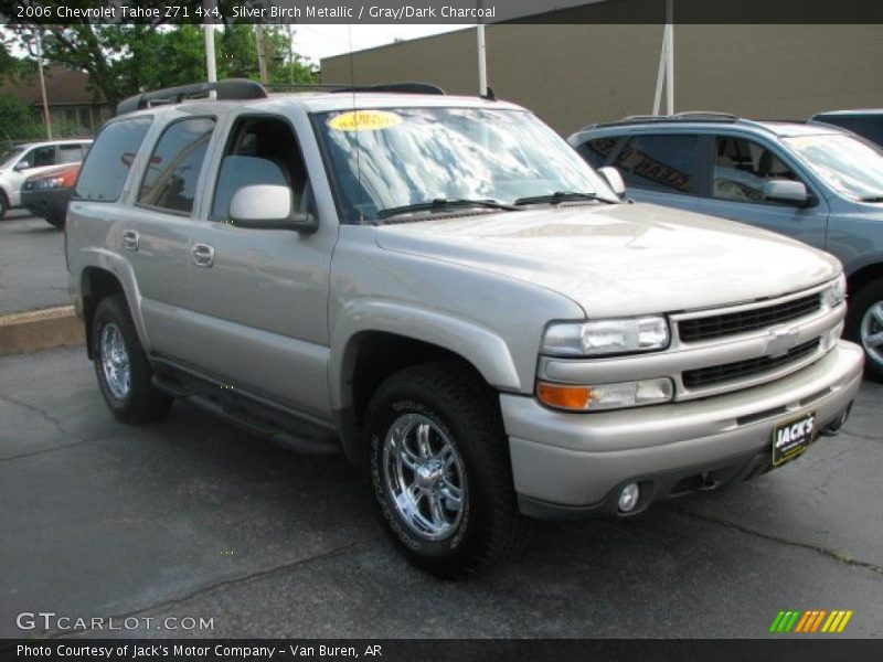 Silver Birch Metallic / Gray/Dark Charcoal 2006 Chevrolet Tahoe Z71 4x4