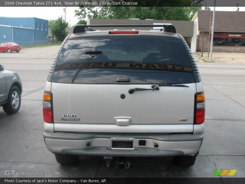 Silver Birch Metallic / Gray/Dark Charcoal 2006 Chevrolet Tahoe Z71 4x4