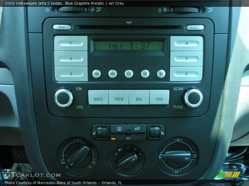 Blue Graphite Metallic / Art Grey 2009 Volkswagen Jetta S Sedan