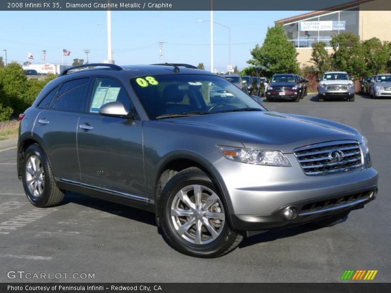 Diamond Graphite Metallic / Graphite 2008 Infiniti FX 35