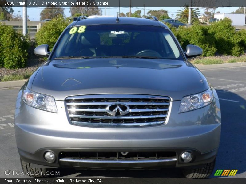 Diamond Graphite Metallic / Graphite 2008 Infiniti FX 35