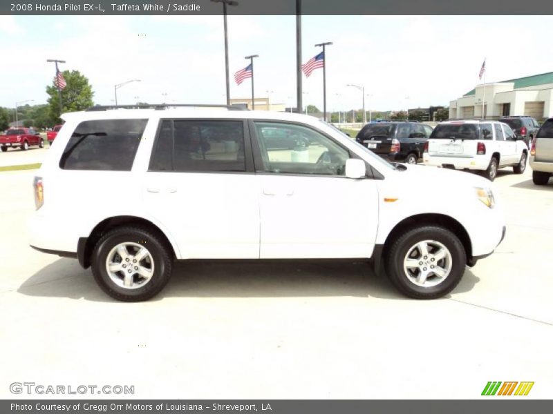 Taffeta White / Saddle 2008 Honda Pilot EX-L