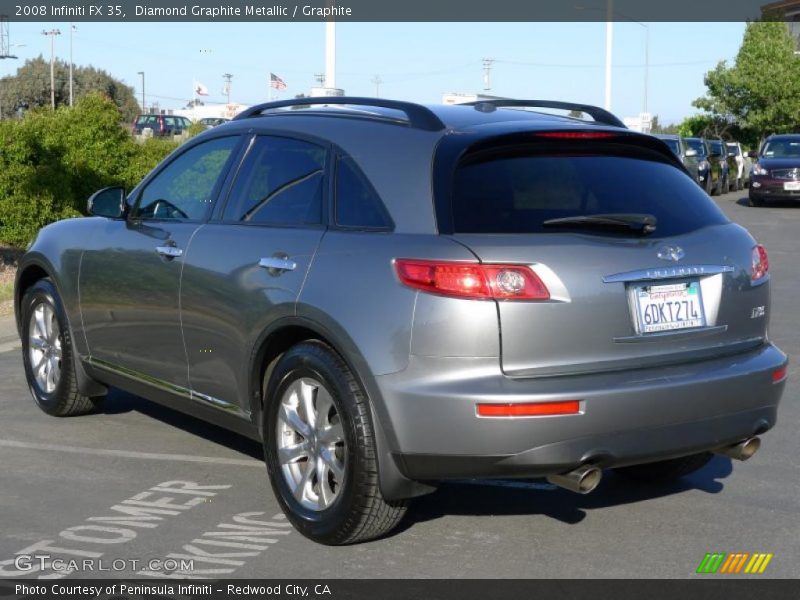 Diamond Graphite Metallic / Graphite 2008 Infiniti FX 35