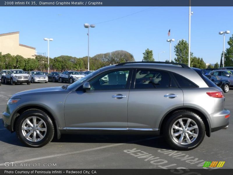 Diamond Graphite Metallic / Graphite 2008 Infiniti FX 35
