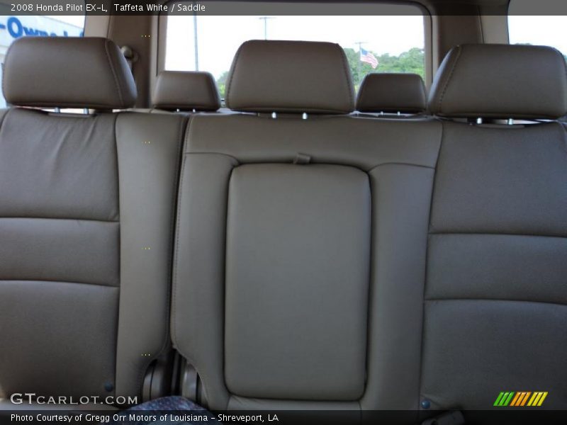Taffeta White / Saddle 2008 Honda Pilot EX-L